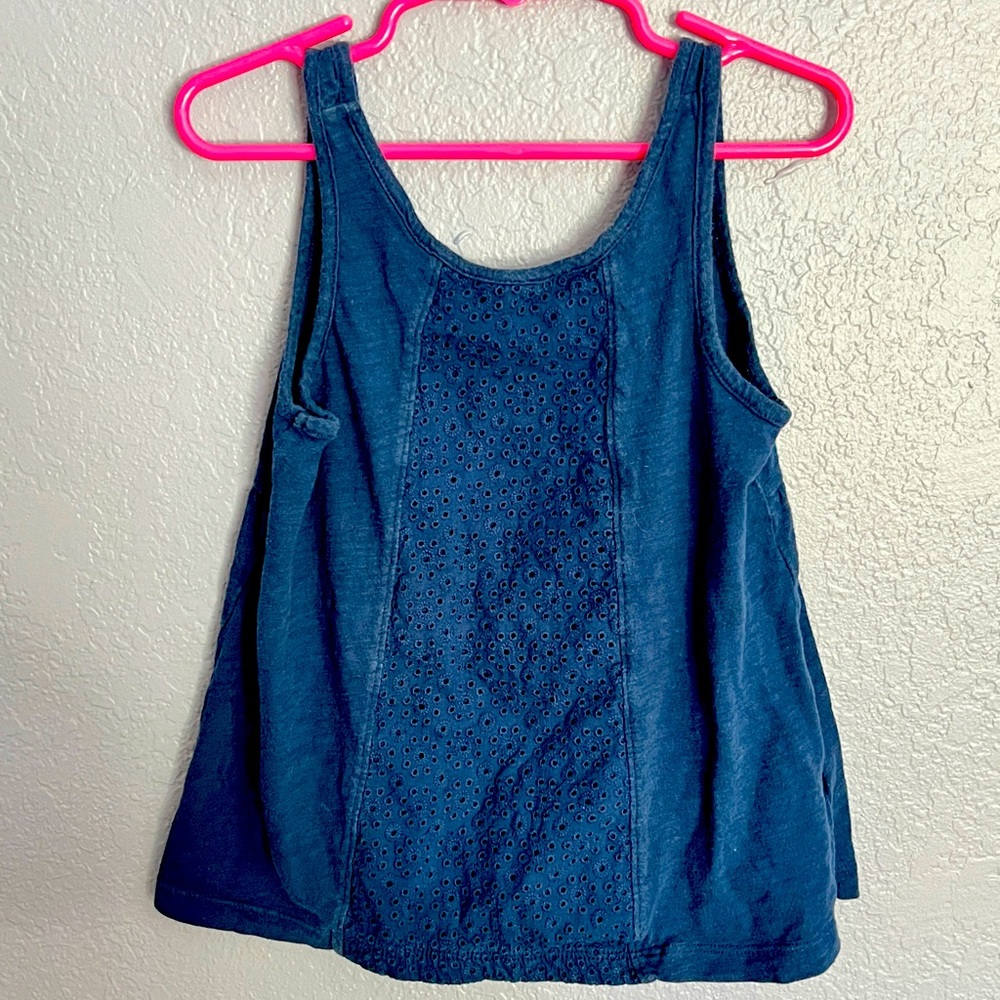 Blue, Girls, Size 6-7 Tank Top. Gap Kids.
